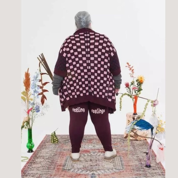 TAMARA MALAS Plus SZ 22/24 Chicago Cardigan Alpaca - Picture 2 of 8